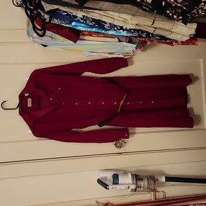 Vintage L.L. Bean Corduroy Red Dress